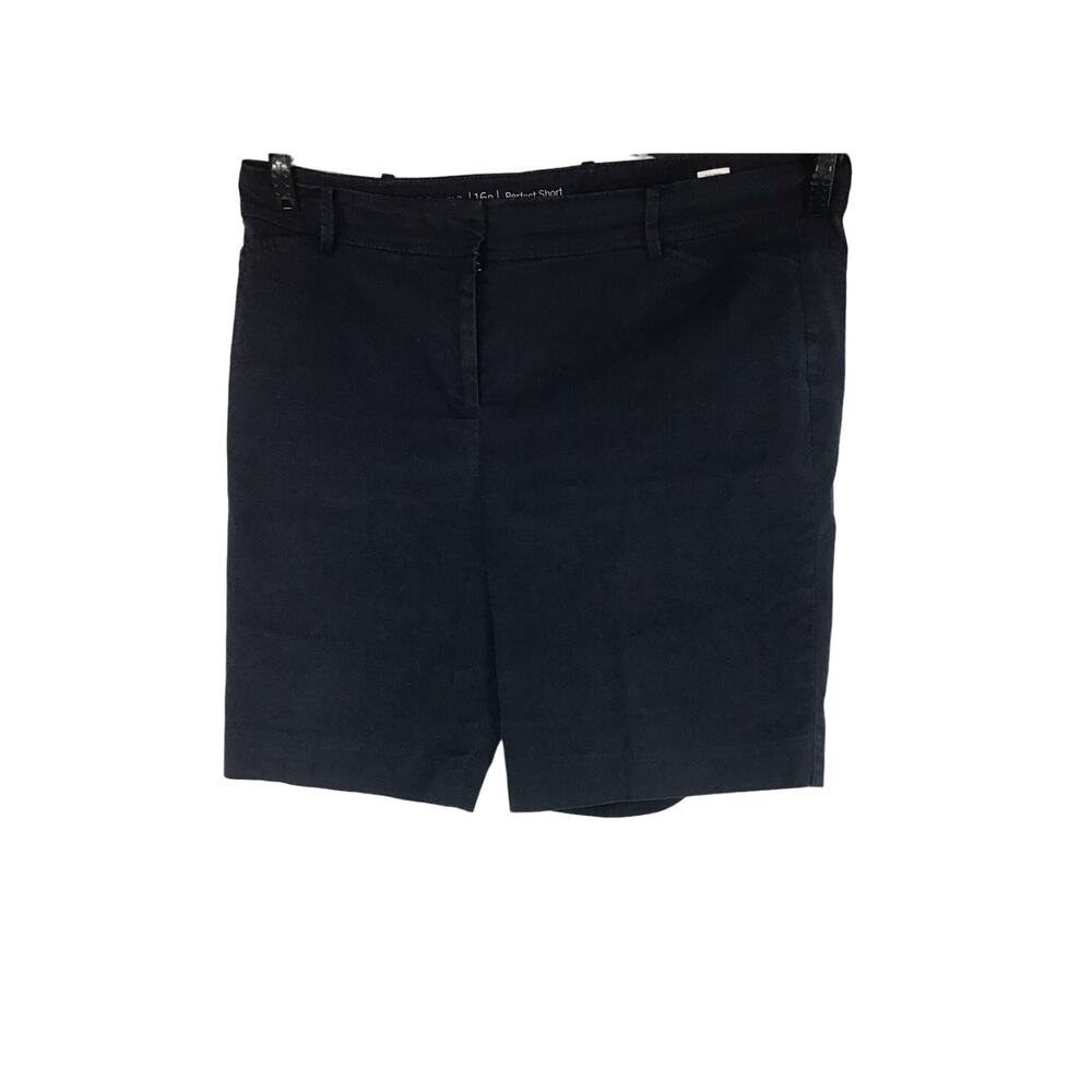 Talbots Women's poplin Shorts - Dark Blue 16p cotton